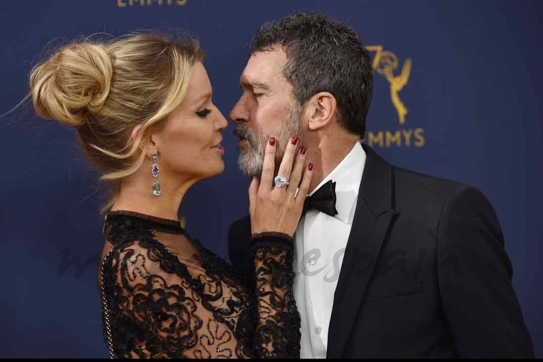 Nicole Kimpel y Antonio Banderas