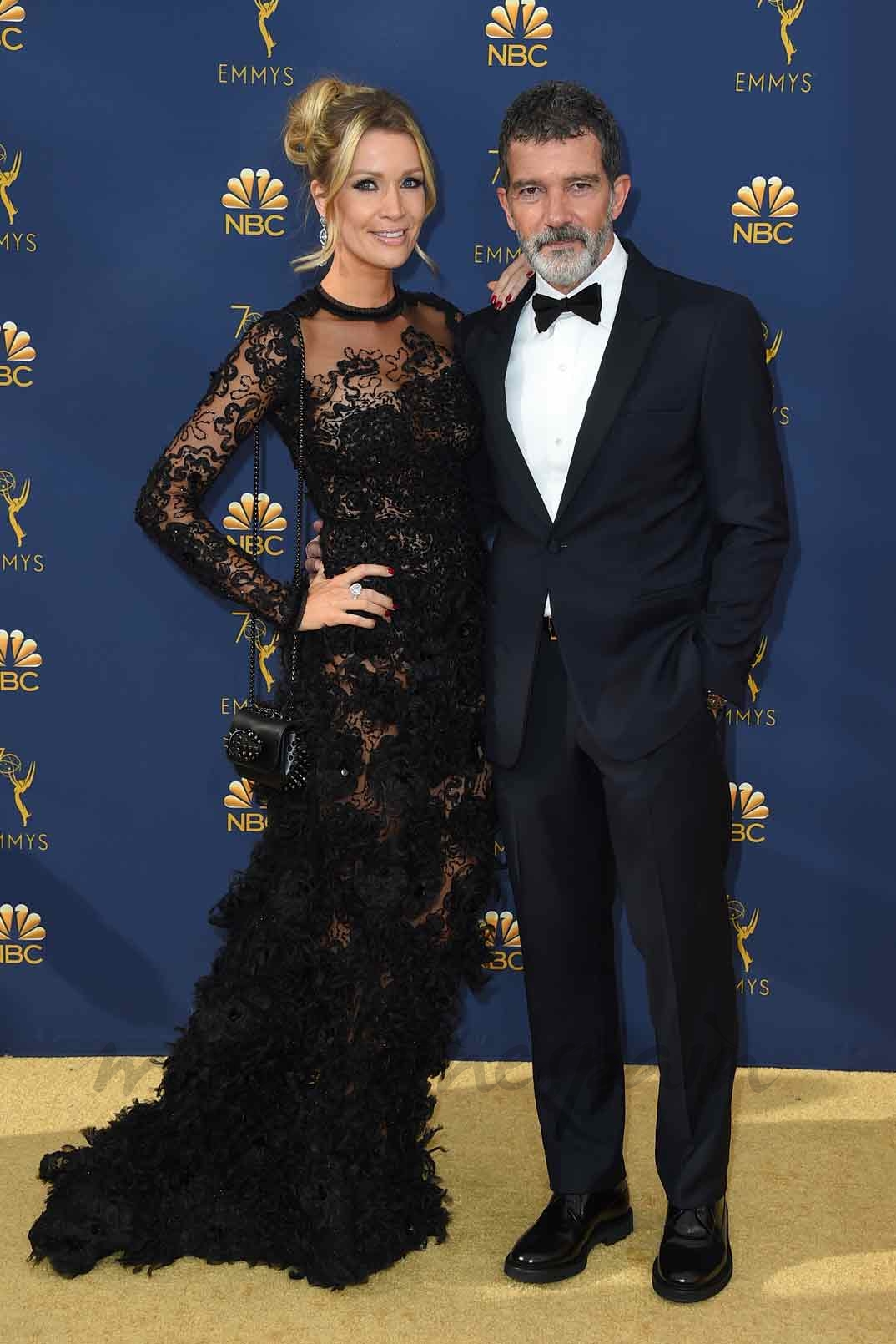 Nicole Kimpel y Antonio Banderas