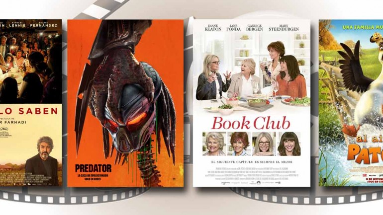 Estrenos de Cine de la Semana… 14 de Septiembre 2018