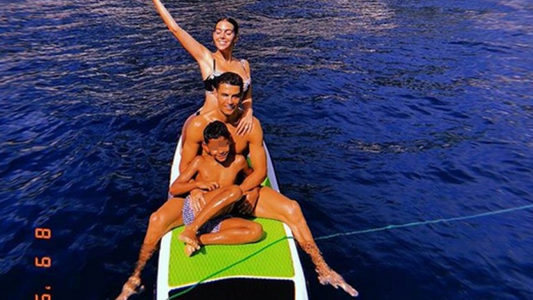 Cristiano Ronaldo y Georgina Rodríguez, relax en St. Tropez