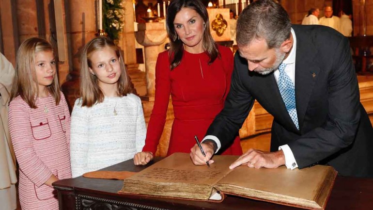 Todas las imágenes del debut de la princesa Leonor en Asturias