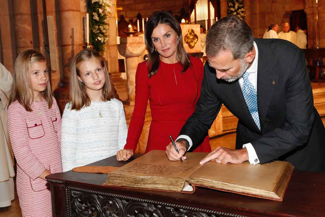 Todas las imágenes del debut de la princesa Leonor en Asturias
