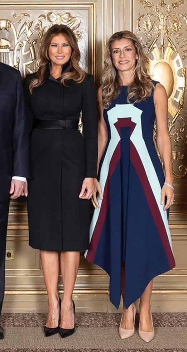 Melania Trump y Begoña Sánchez