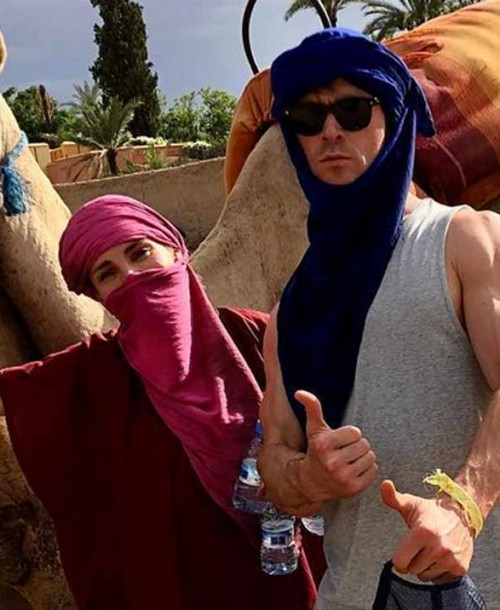Las divertidas vacaciones de Chris Hemsworth y Elsa Pataky en Marruecos