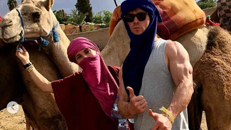 Las divertidas vacaciones de Chris Hemsworth y Elsa Pataky en Marruecos