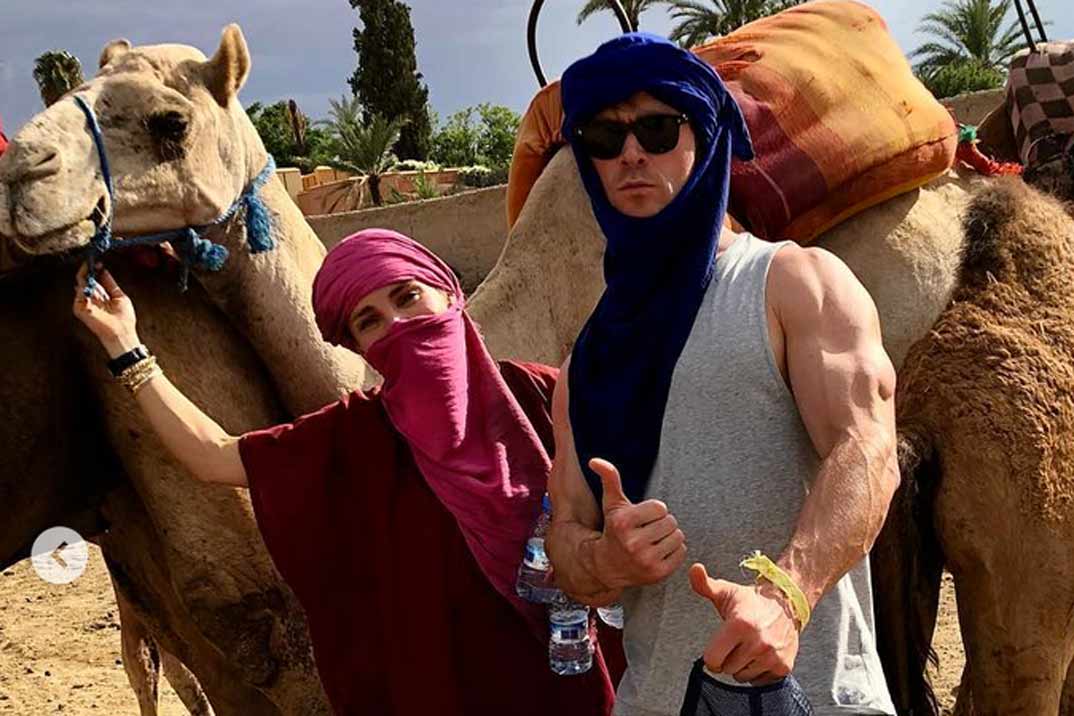 Las divertidas vacaciones de Chris Hemsworth y Elsa Pataky en Marruecos