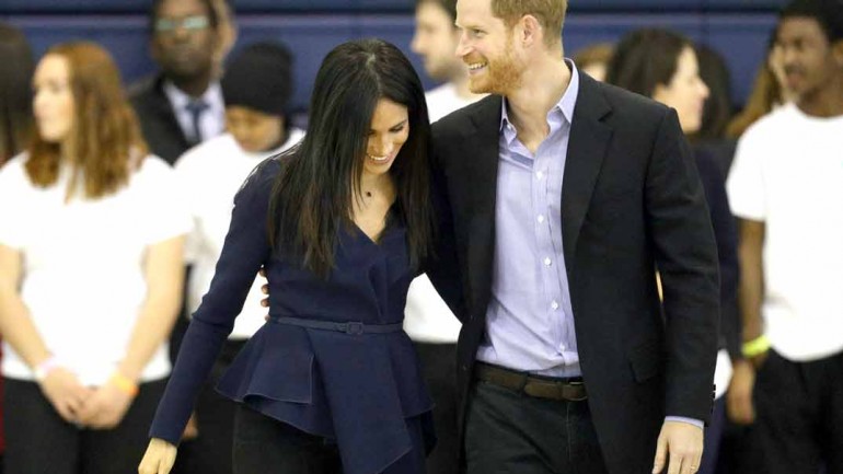 Meghan Markle y el príncipe Harry, amor en las canchas
