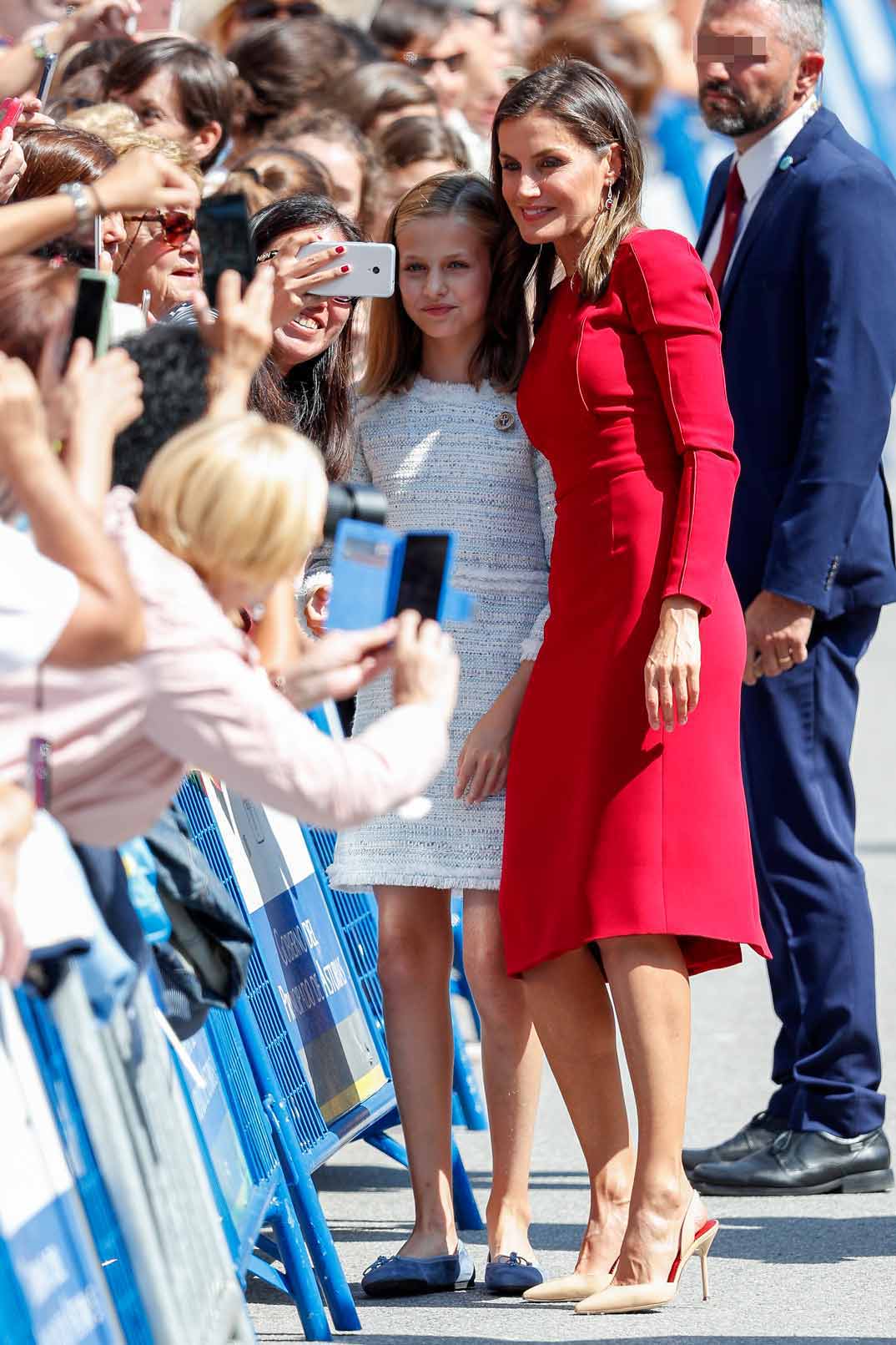 La reina Letizia con la princesa Leonor