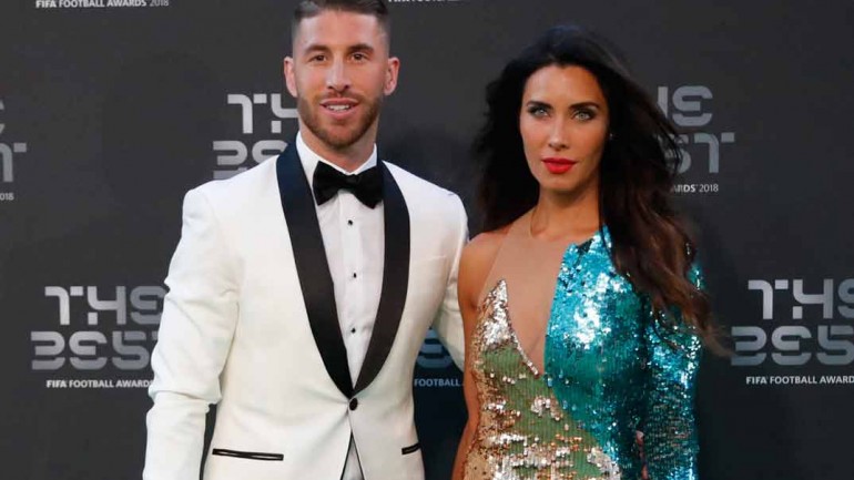 Sergio Ramos y Pilar Rubio, la pareja con más estilo de los Premios «The Best»