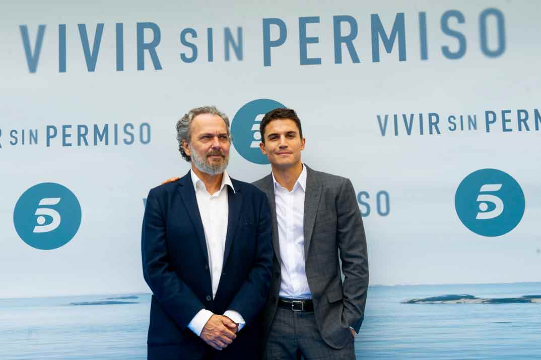 José Coronado y Álex González presentan “Vivir sin permiso” en San Sebastián