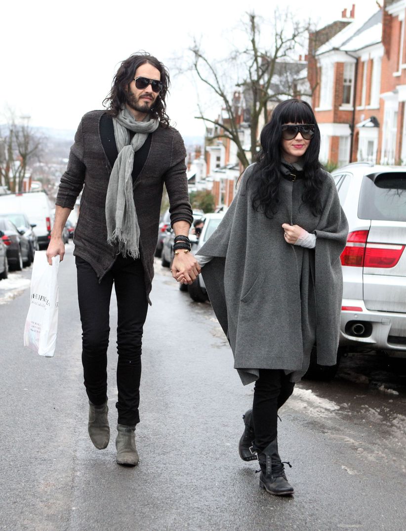 Katy Perry con Russell Brand - Londres - 2010