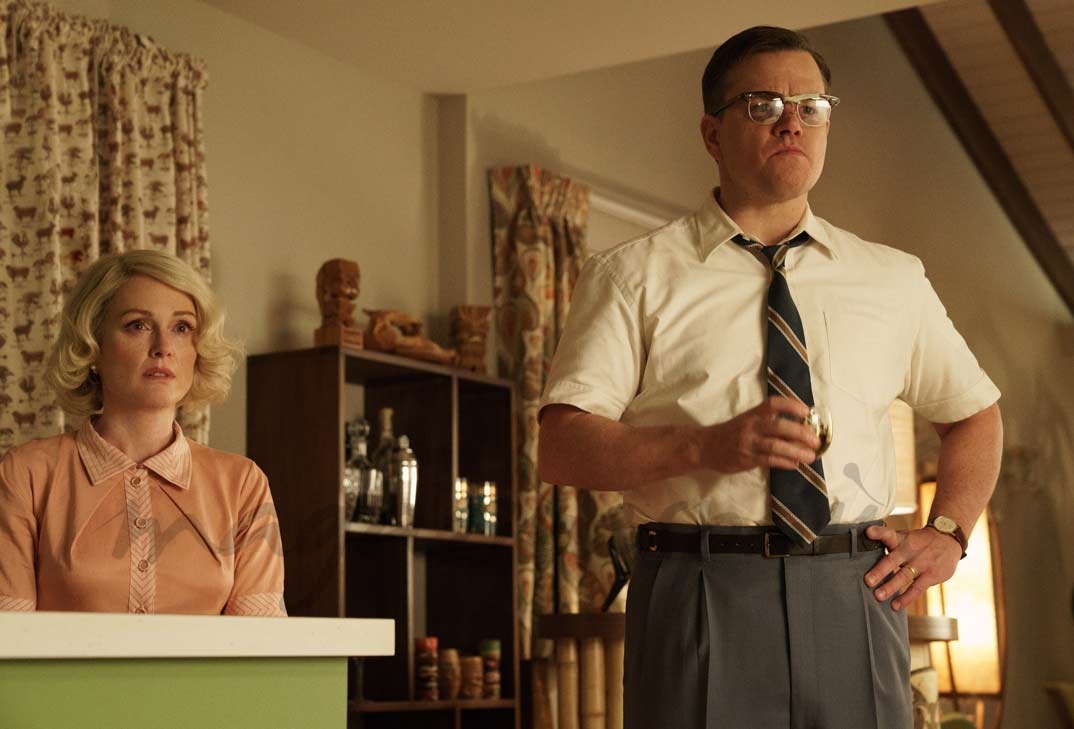 Matt Damon y Julianne Moore en Suburbicon - 2017