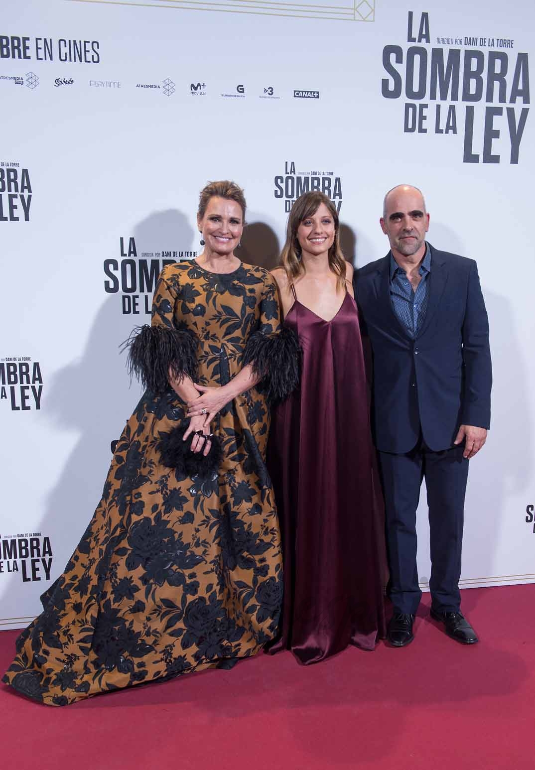 Ainhoa Arteta, Michelle Jenner y Luis Tosar