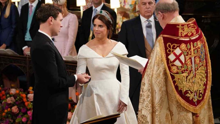 Las imágenes más emotivas de la boda de la princesa Eugenia de York