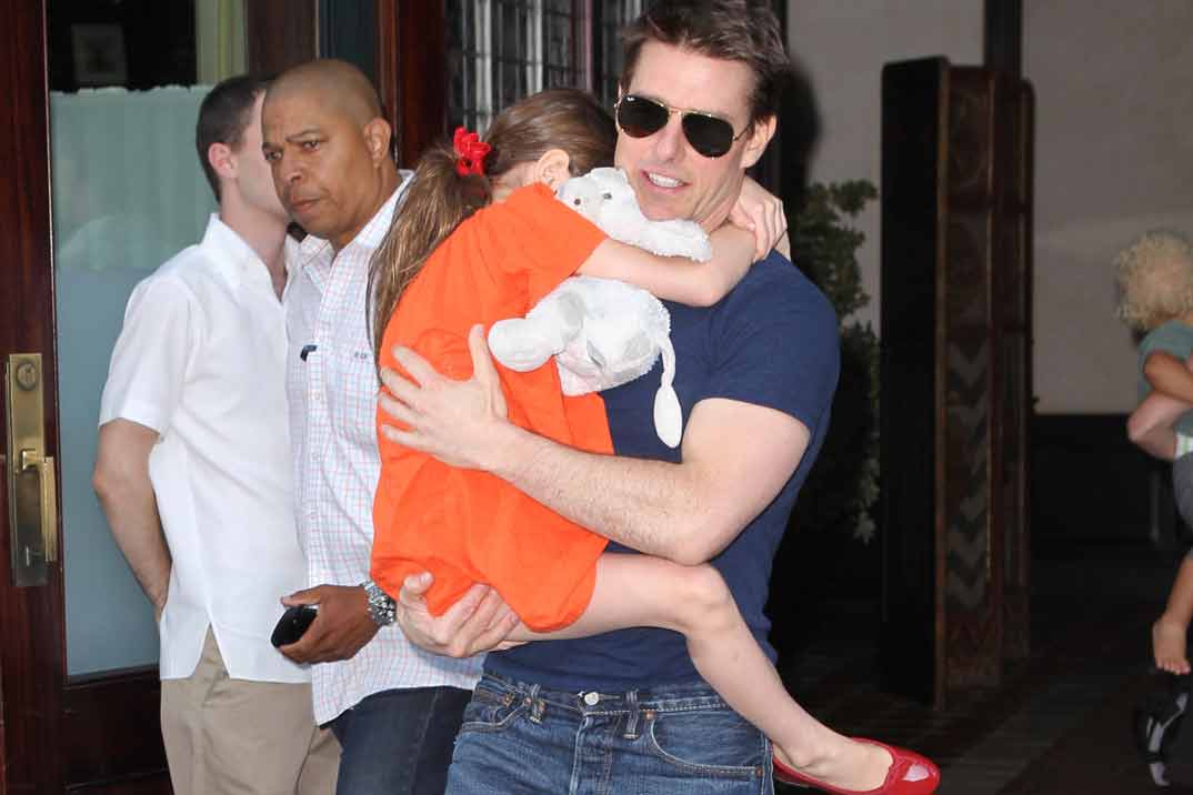 Tom Cruise con su hija Suri (2012)