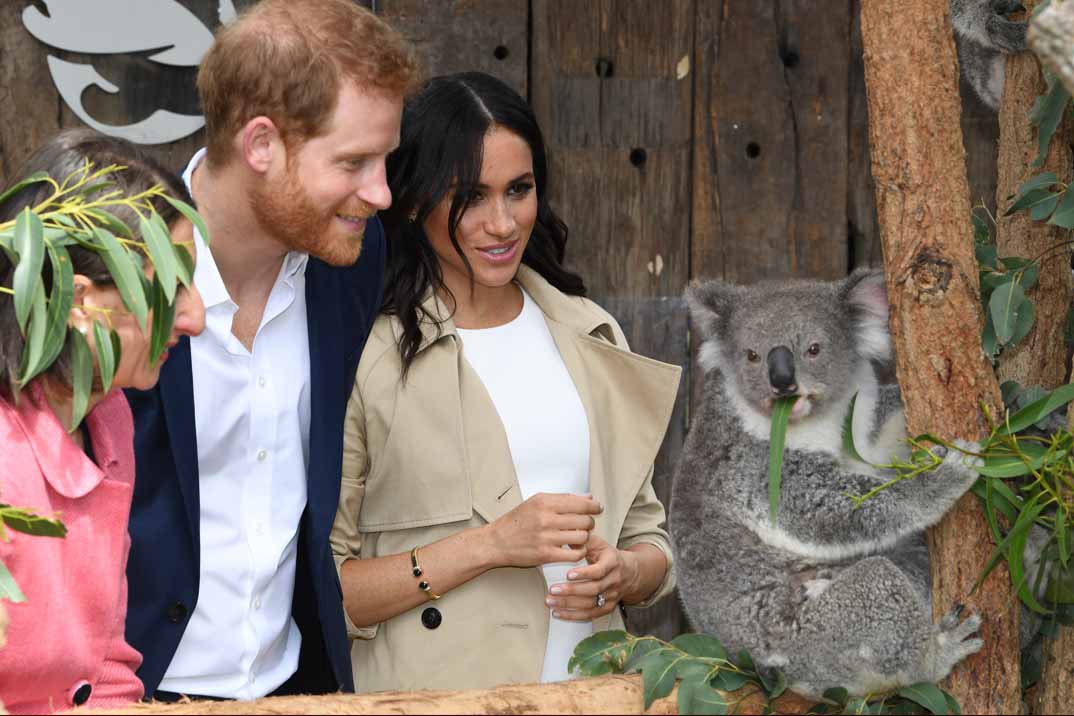 El príncipe Harry y Meghan Markle reciben los primeros regalos para su bebé en Australia