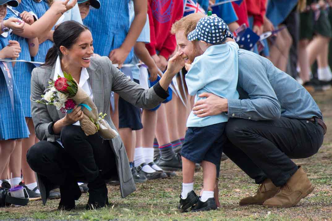 Las imágenes más tiernas y paternales de los Duques de Sussex