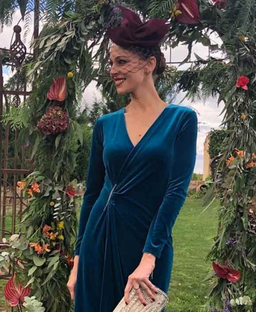 Eva González tiene el look de invitada perfecta para este otoño