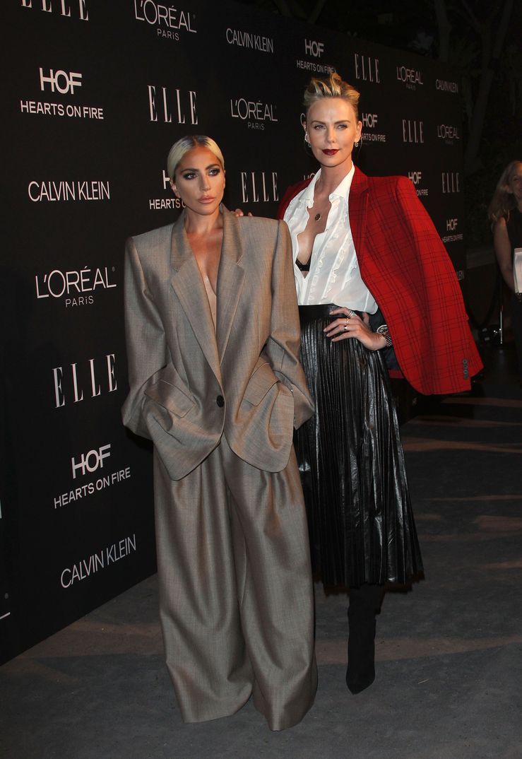 Lady Gaga y Charlize Theron