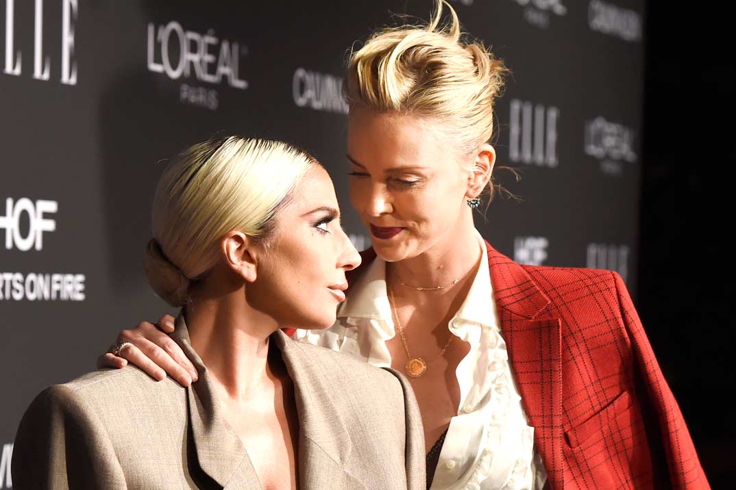 Lady Gaga y Charlize Theron