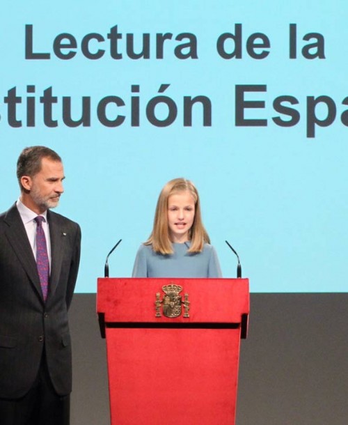 Así han sido las primeras palabras públicas de la princesa Leonor el día de su 13º cumpleaños