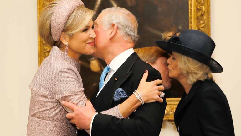 El look «Jackie Kennedy» de Máxima de Holanda en Londres