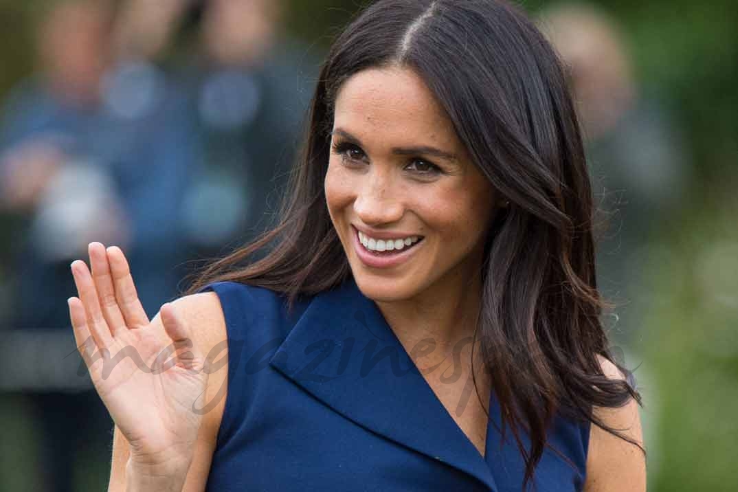 Meghan Markle luce sus primeras curvas premamá