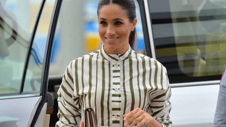 Meghan Markle vuelve a dejarse seducir por los vestidos midi