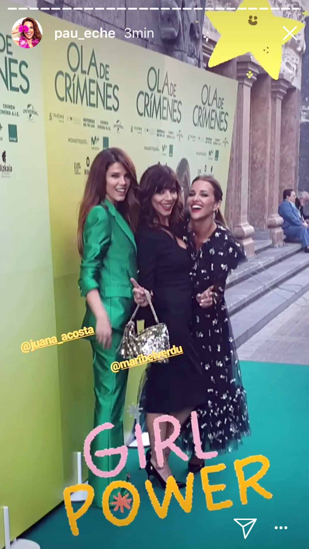 Maribel Verdu, Juana Acosta y Paula Echevarría © Redes Sociales