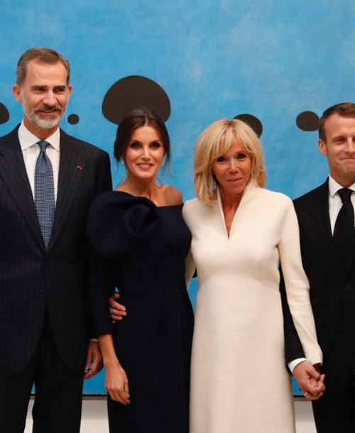 Así ha sido la visita de los Reyes a la exposición de Joan Miró en París