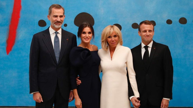 Así ha sido la visita de los Reyes a la exposición de Joan Miró en París