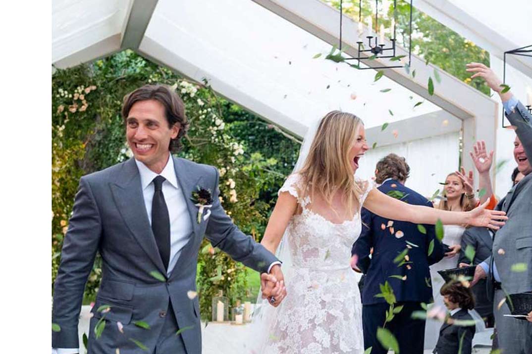 Todos los detalles de la boda de Gwyneth Paltrow