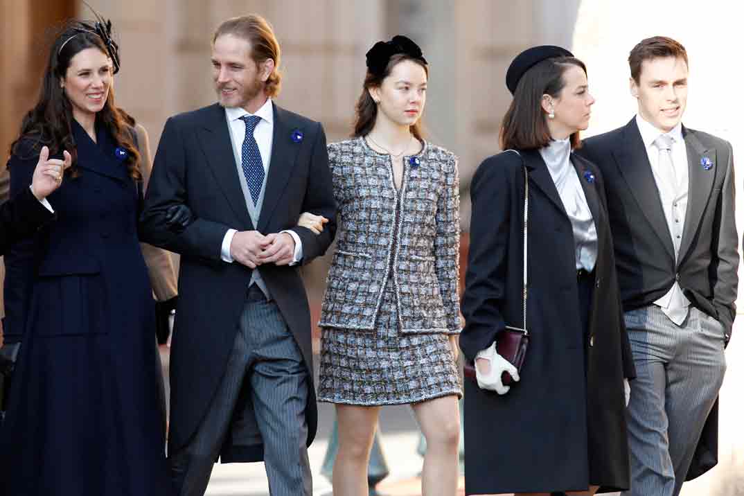 Tatiana Santo Domingo, Andrea Casiraghi, Alexandra Hanover, Pauline Ducruet y Louis Ducruet