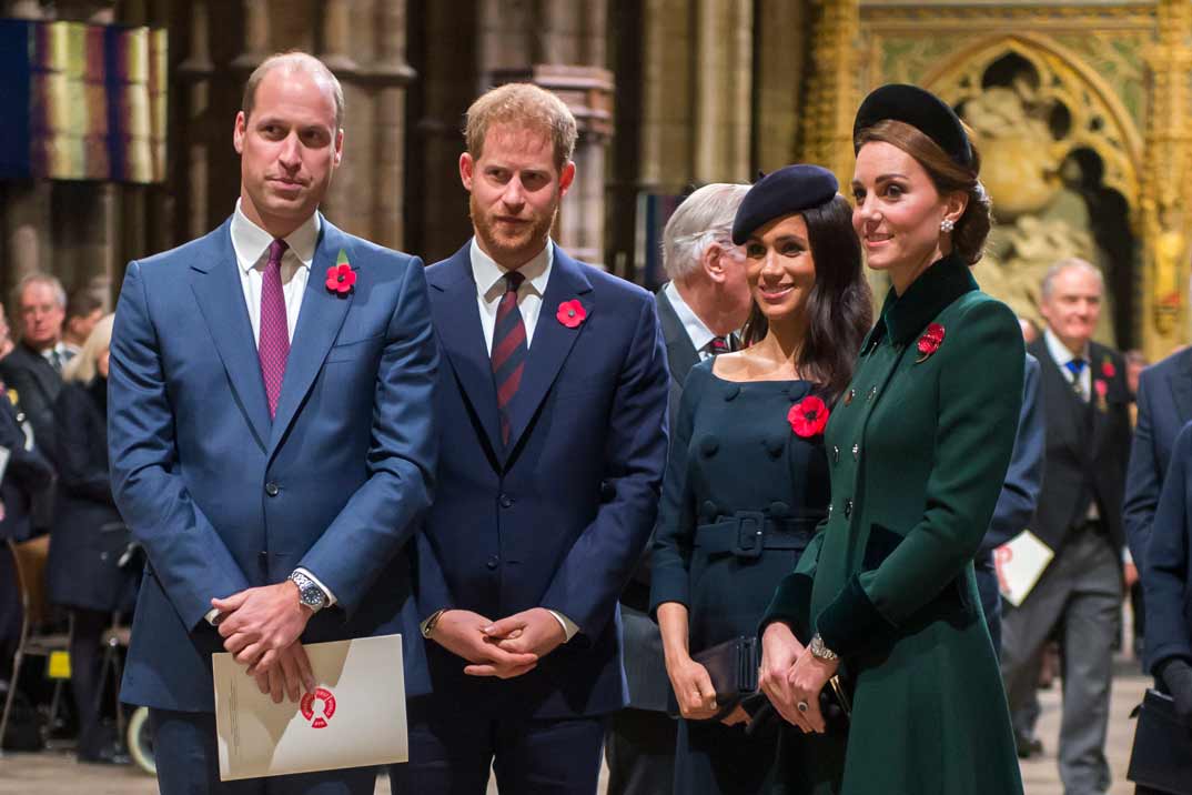 Guillermo y Kate cada vez más alejados de Harry y Meghan