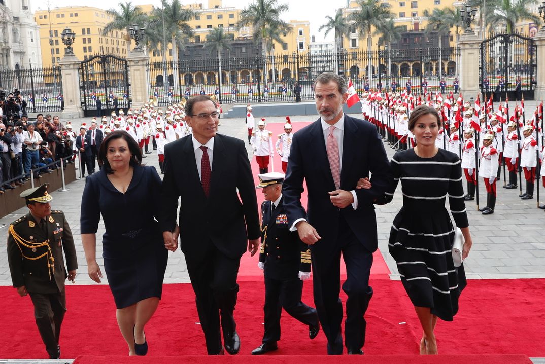 Reyes Felipe Letizia - Viaje Estado Perú © Casa S.M. El Reyl