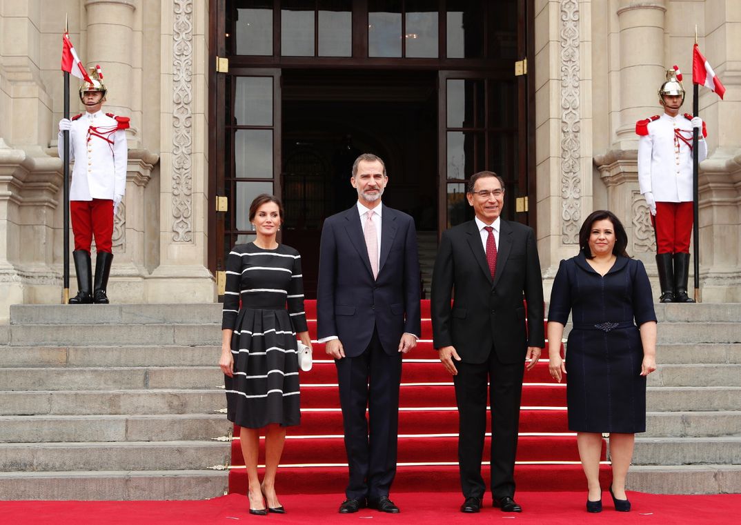 Reyes Felipe Letizia - Viaje Estado Perú © Casa S.M. El Reyl