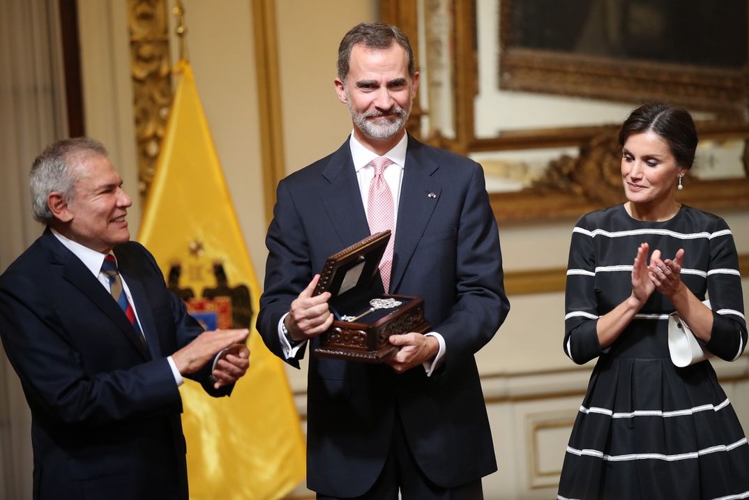 Reyes Felipe Letizia - Viaje Estado Perú © Casa S.M. El Reyl