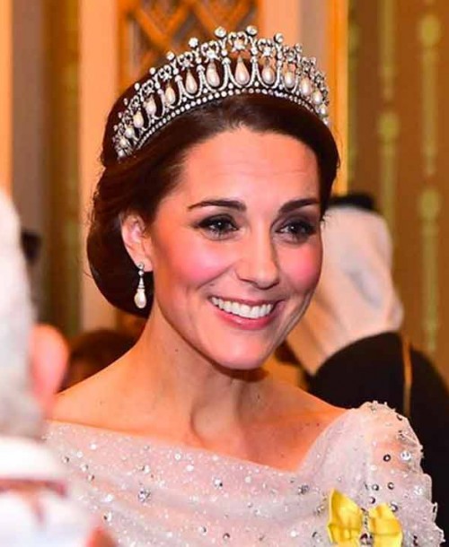 El magnífico look de gala de Kate Middleton con la tiara de Diana