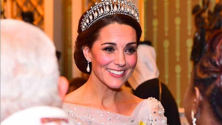 El magnífico look de gala de Kate Middleton con la tiara de Diana