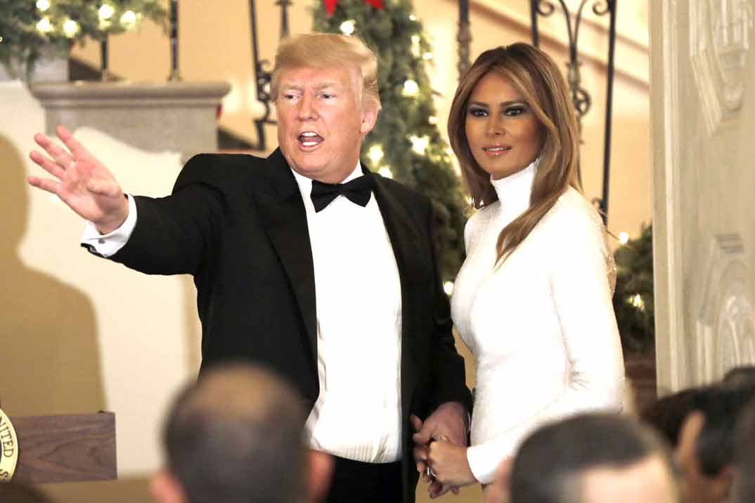 Melania Trump y el vestido de Navidad del que todo el mundo habla