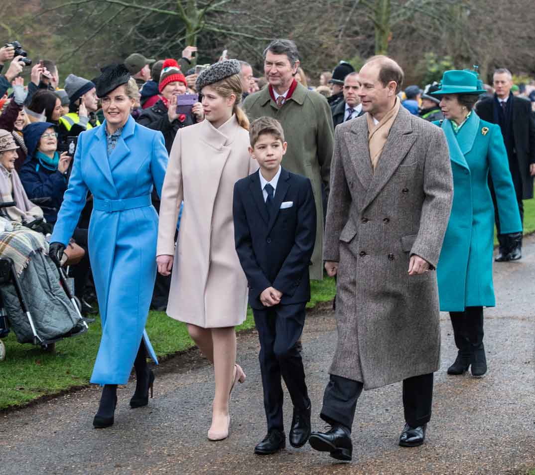 El príncipe Eduardo y su familia