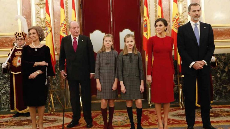 Las mejores imágenes de la Familia Real en el 40º aniversario de la Constitución Española