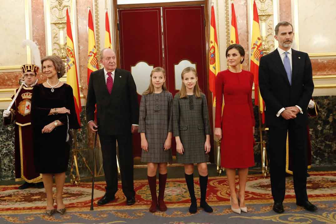 Las mejores imágenes de la Familia Real en el 40º aniversario de la Constitución Española