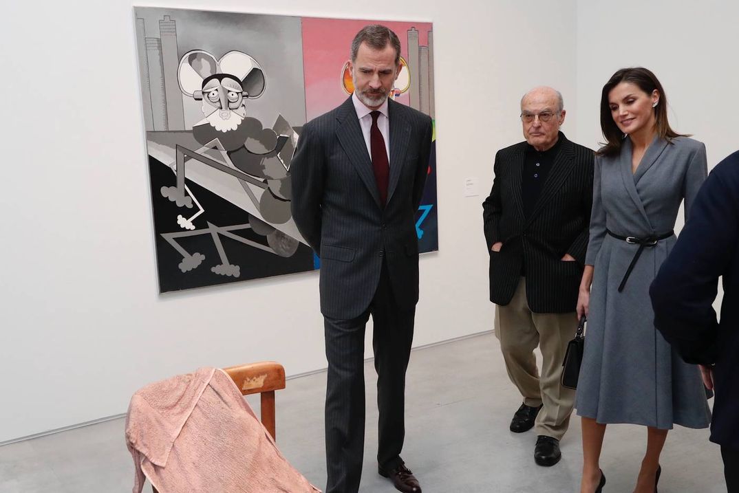 Reyes Felipe y Letizia en el Museo Nacional Centro de Arte Reina Sofía © Casa S.M. El Rey