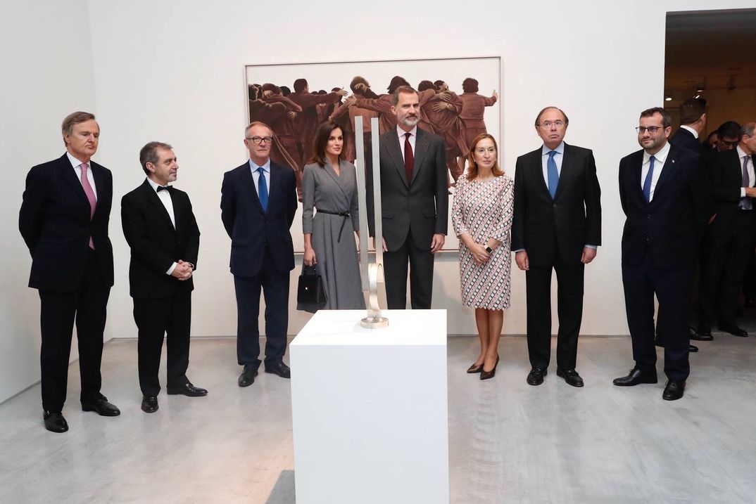 Reyes Felipe y Letizia en el Museo Nacional Centro de Arte Reina Sofía © Casa S.M. El Rey