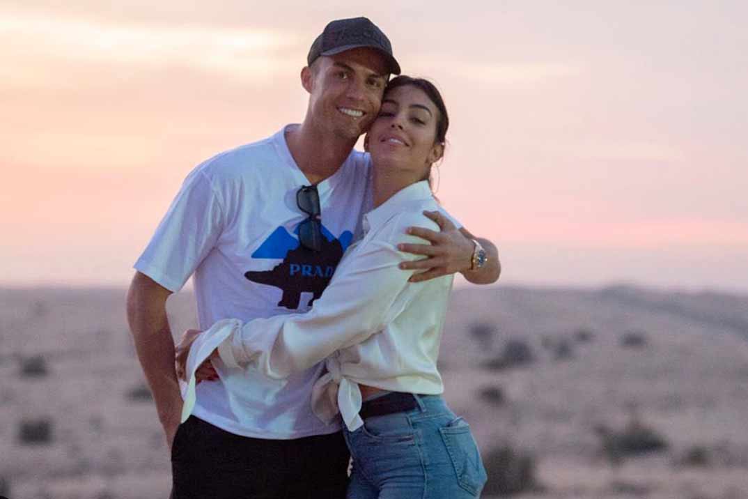 La romántica felicitación de Cristiano Ronaldo a Georgina