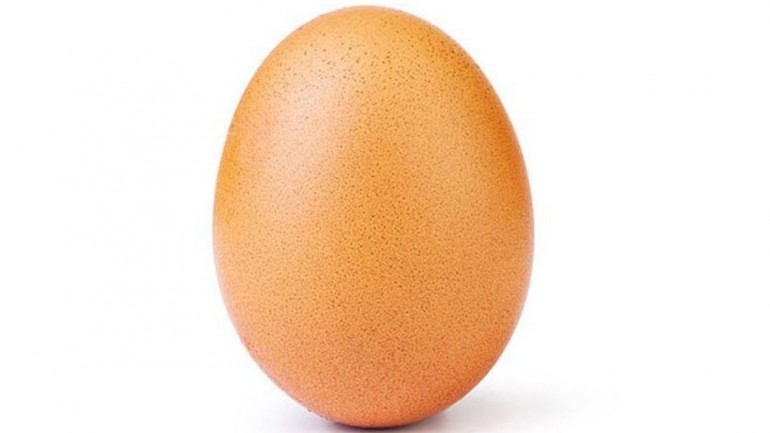 Un huevo destrona a Kylie Jenner como la foto con más «me gusta» de Instagram