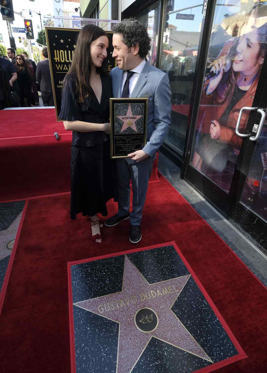 María Valverde y Gustavo Dudamel