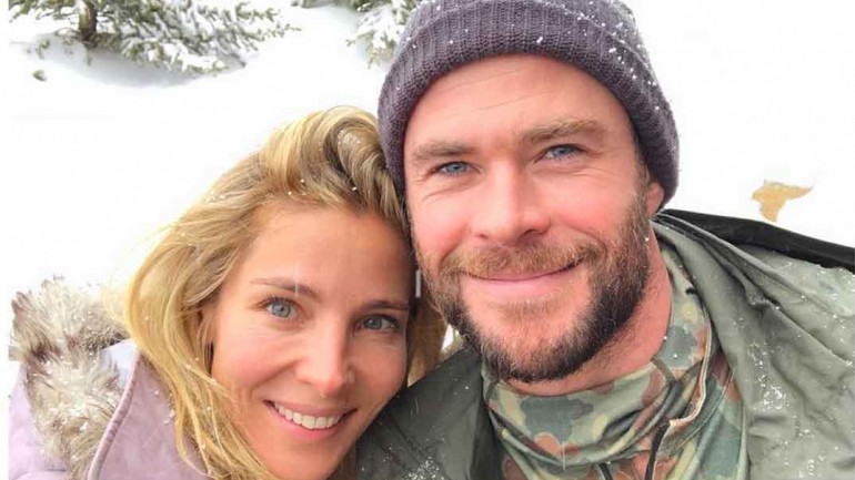 Elsa Pataky ¡en bikini y bajo cero!