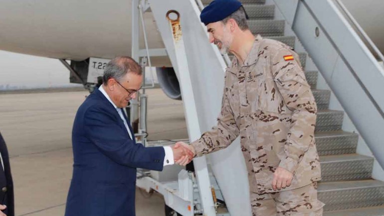 El rey Felipe VI celebra su 51 cumpleaños en Irak